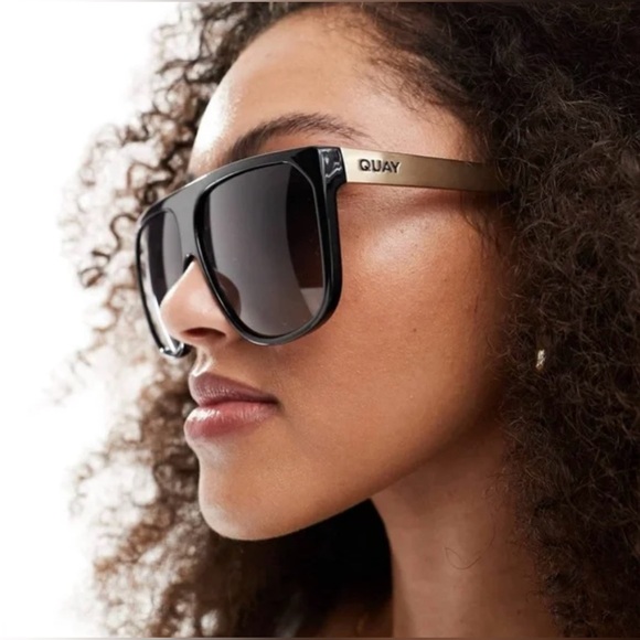 ▪️Quay Australia Unisex No Curfew Polarized Shield Sunglasses New in Case - Picture 1 of 6